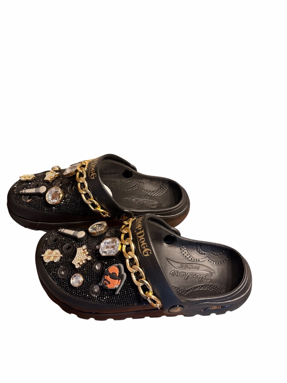 NIB Skechers x Snoop Dogg Arch Fit Rolling N Gold Clogs NWOT NOS DEADSTOCK Sz 8
